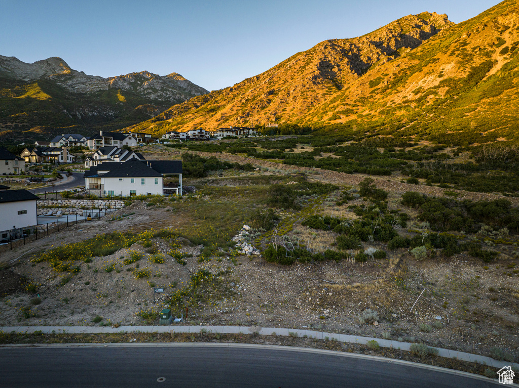View of mountain background