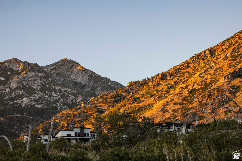 View of mountain background