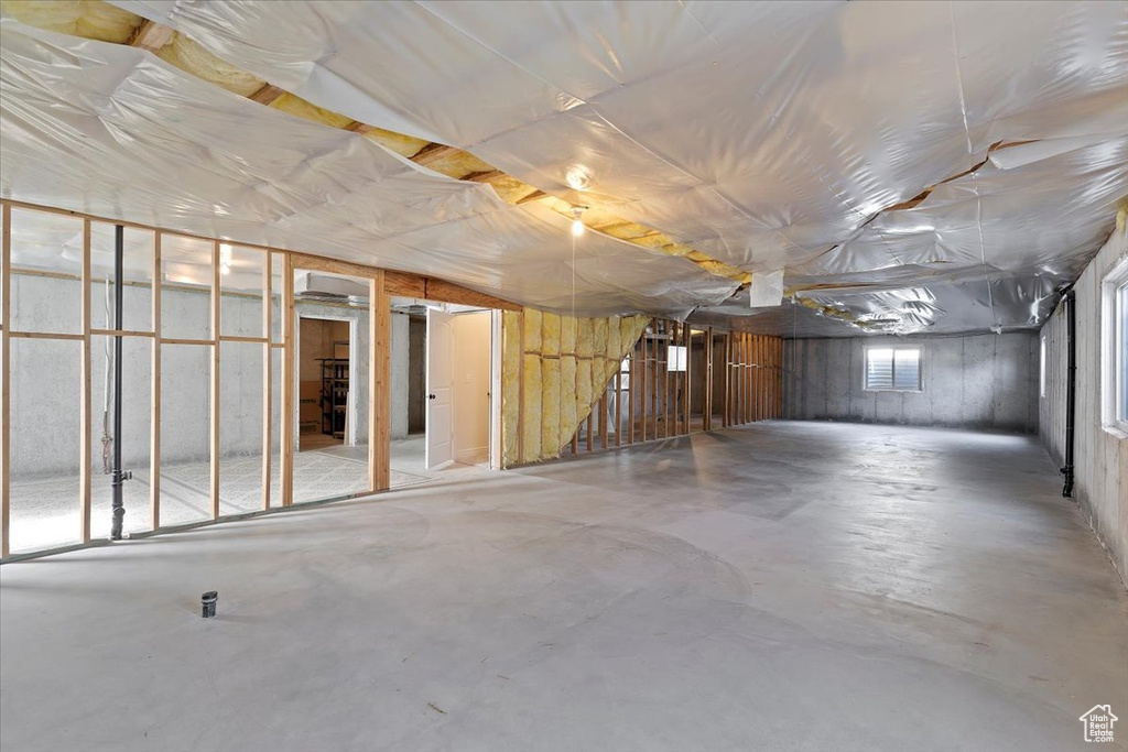 View of basement