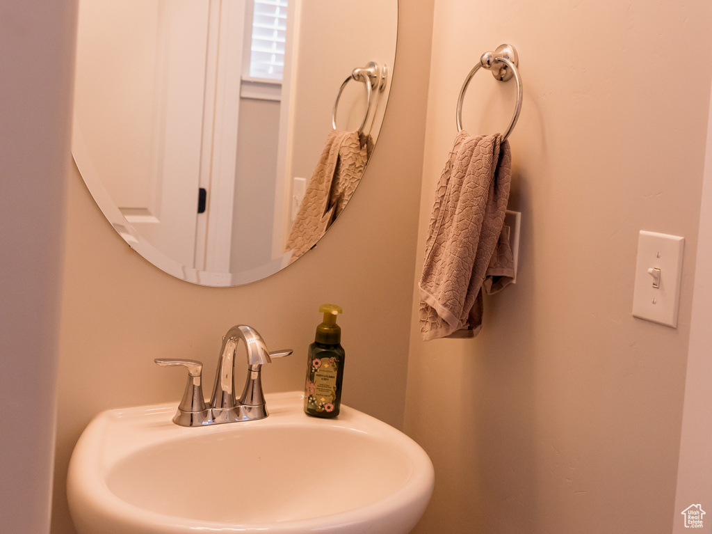 Bathroom featuring a sink
