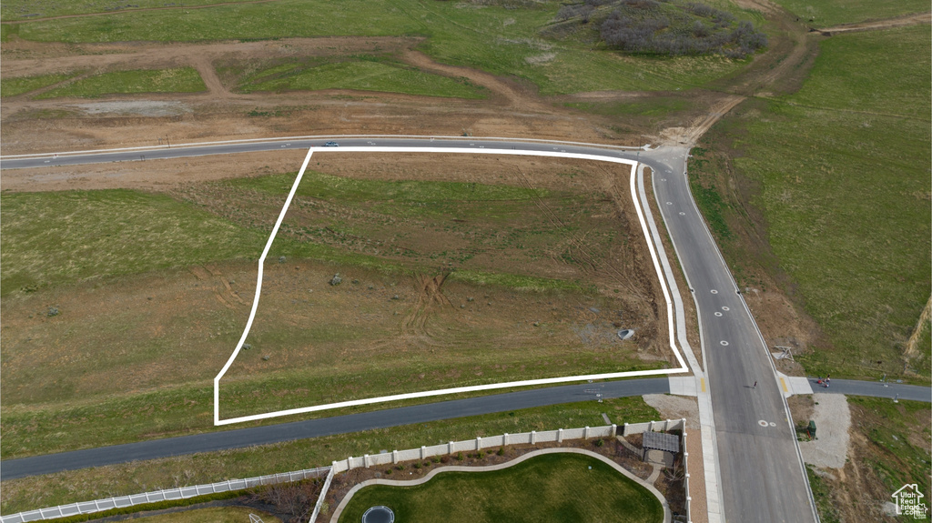 Aerial view of property's location