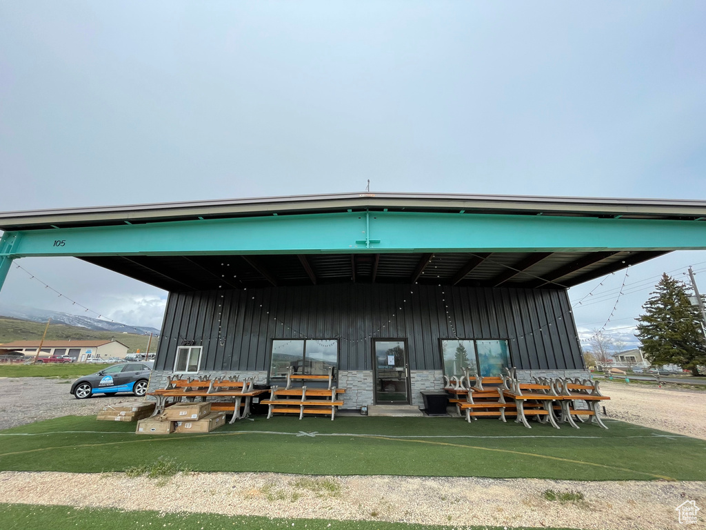 View of outdoor structure