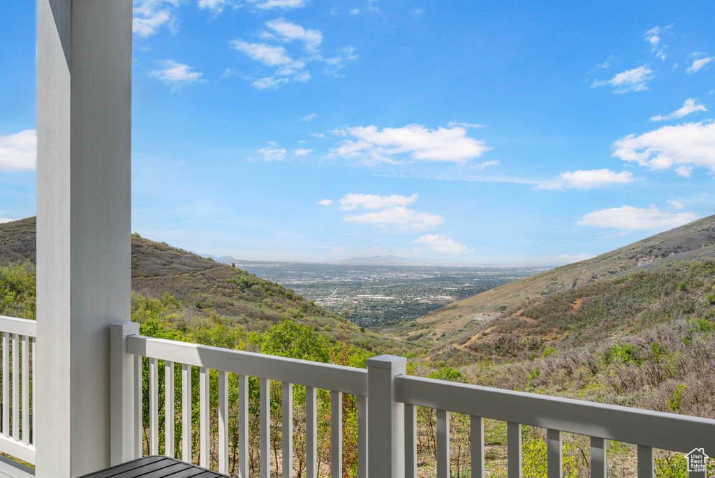 View of mountain background