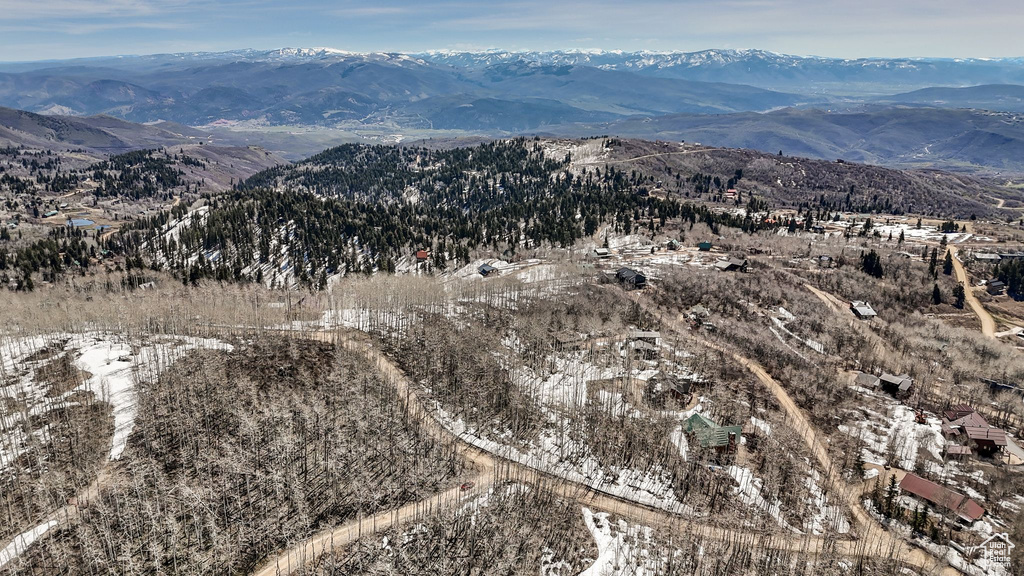 View of mountain background