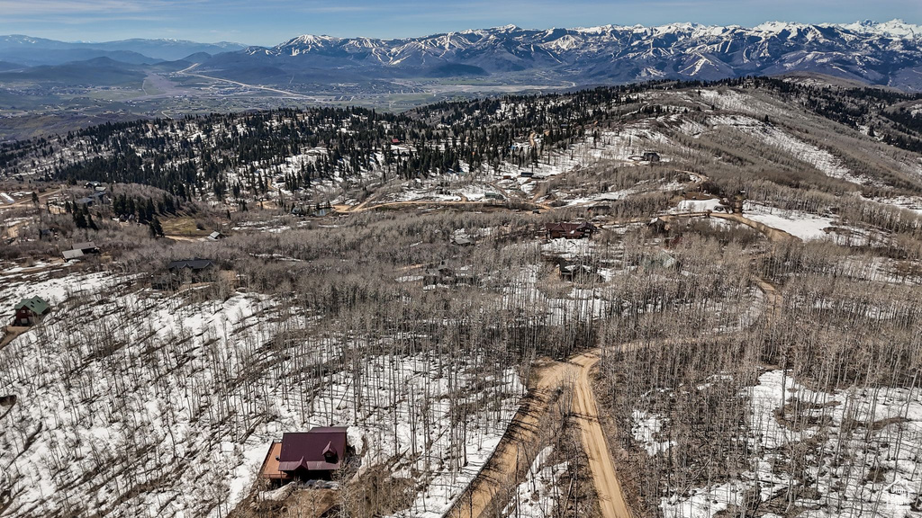 View of mountain background