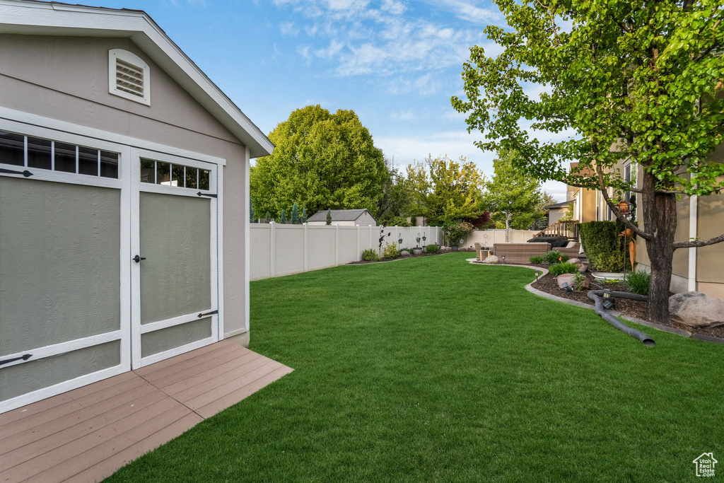 View of yard