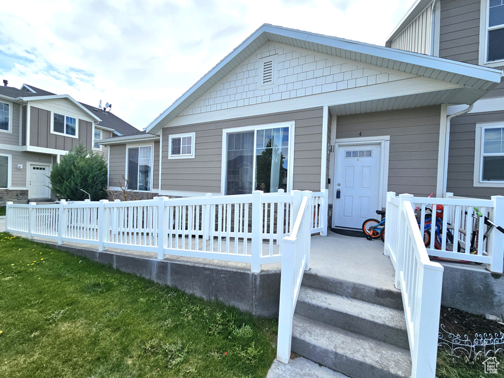 View of front of property