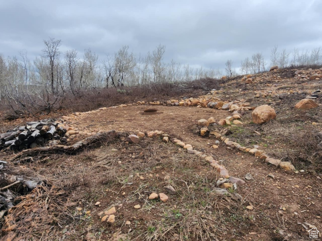 View of undeveloped land