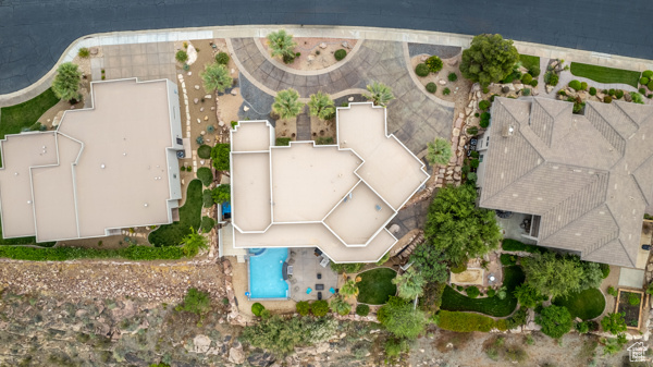 View of property location featuring a pool area