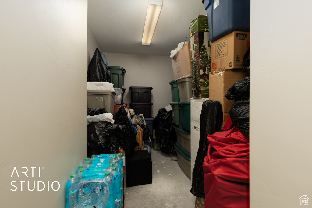View of storage room