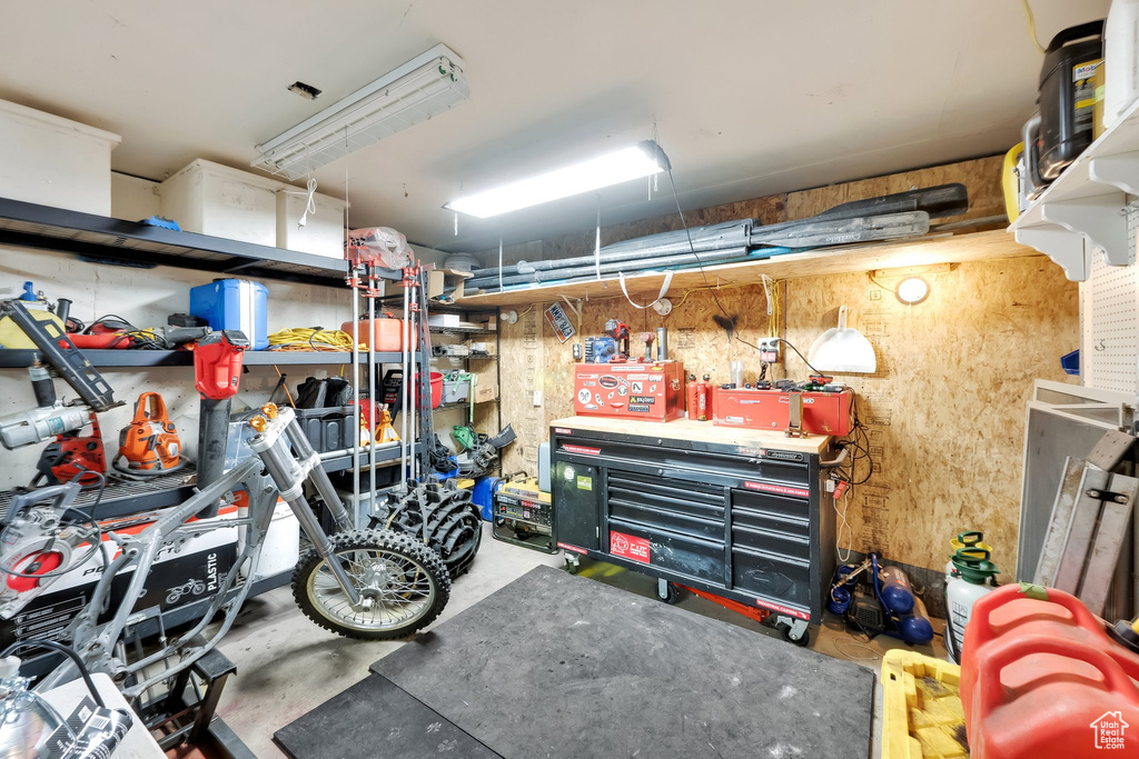 View of storage room
