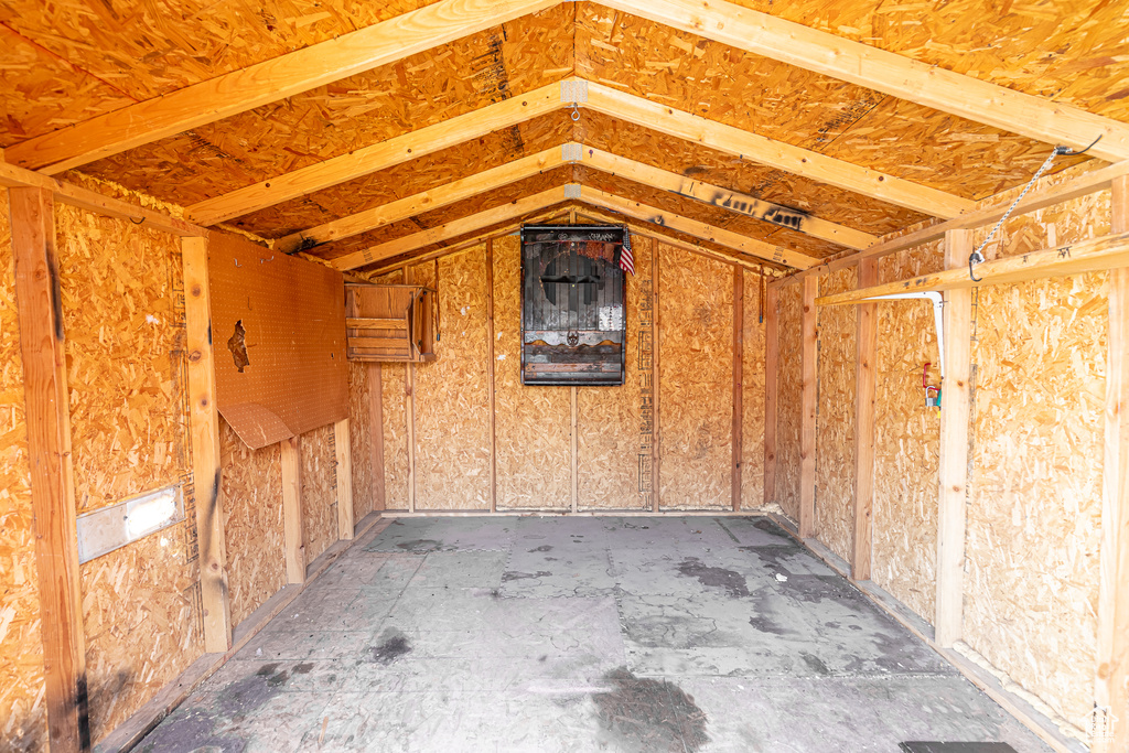 View of storage area