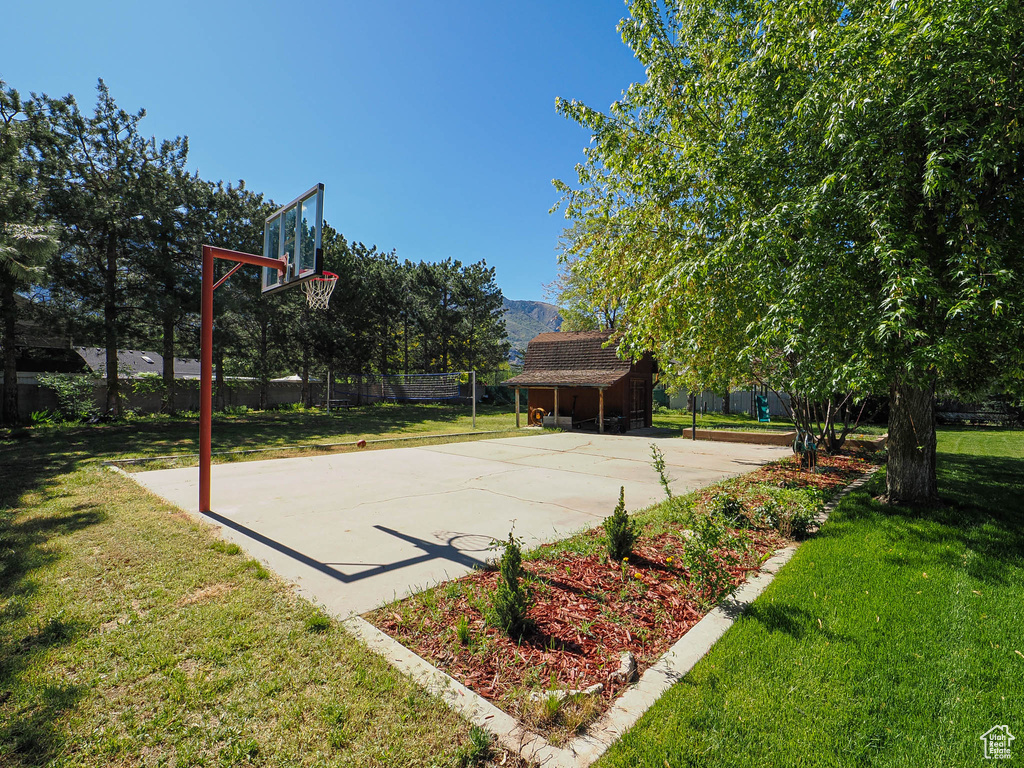 View of sport court with community basketball court