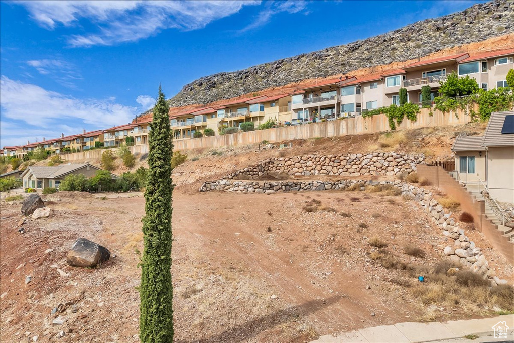 View of community with a residential view and a mountain view