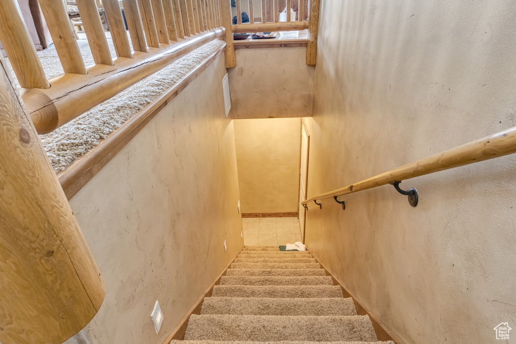 View of stairs