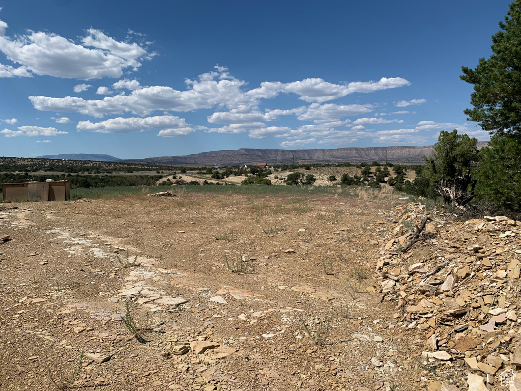 View of mountain background