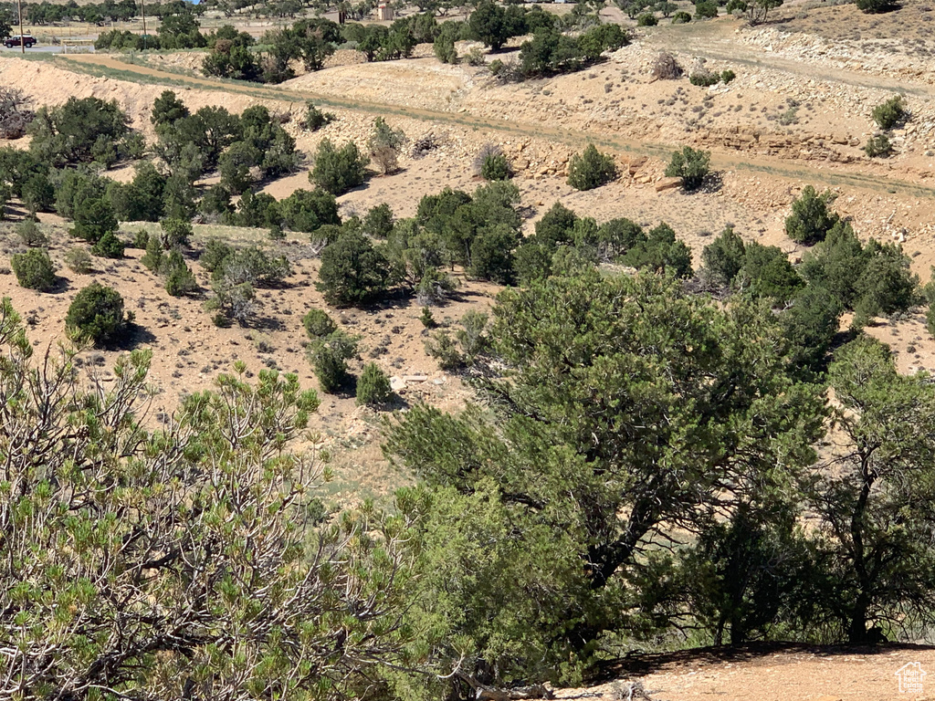 Aerial overview of property\\\'s location with rural landscape