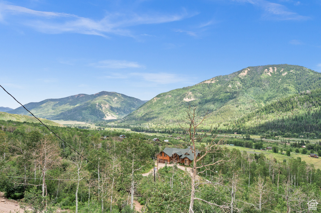View of mountain backdrop