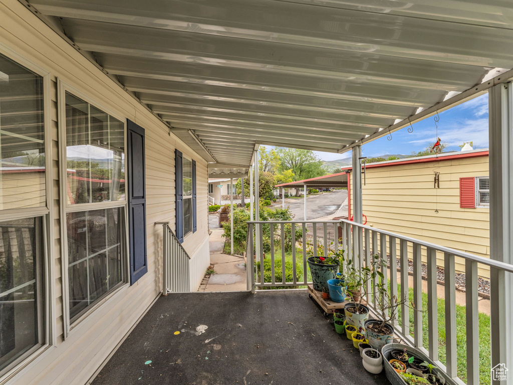 View of patio