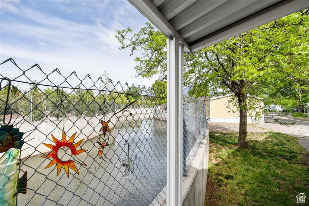 Exterior view of fence