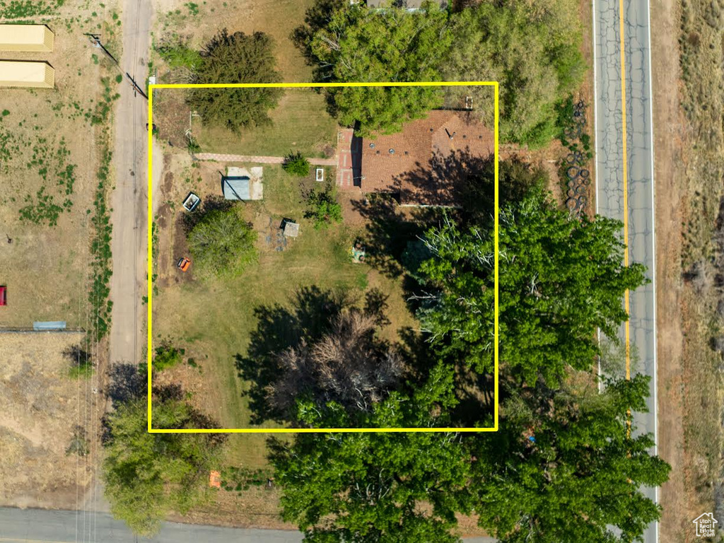 View of property location featuring property parcel outlined