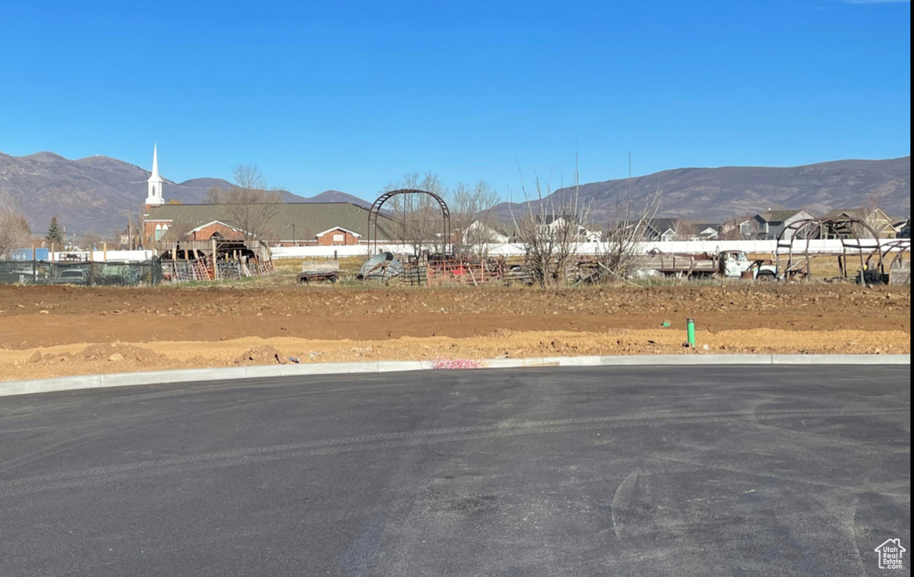 View of mountain backdrop