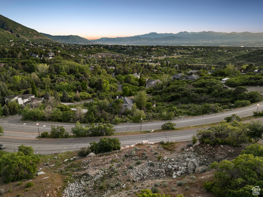 View of mountain background