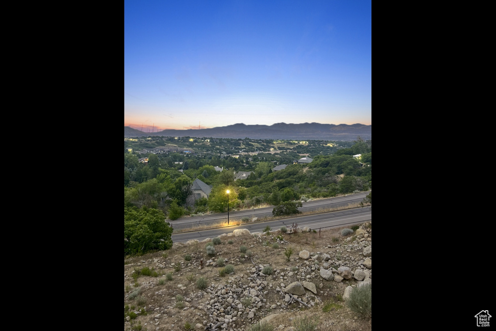 View of mountain background