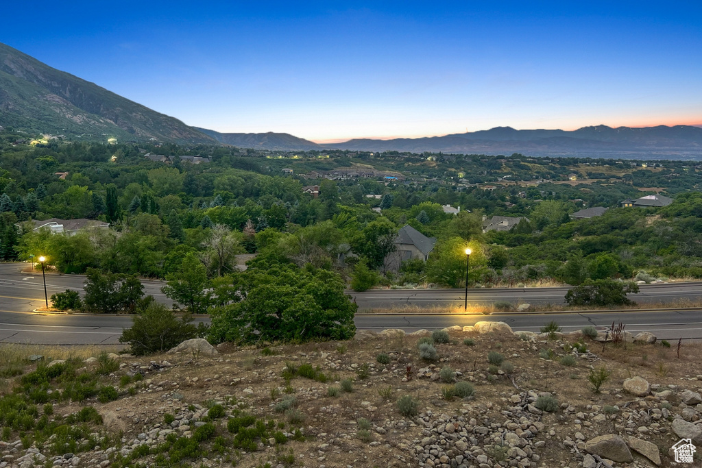 View of mountain backdrop