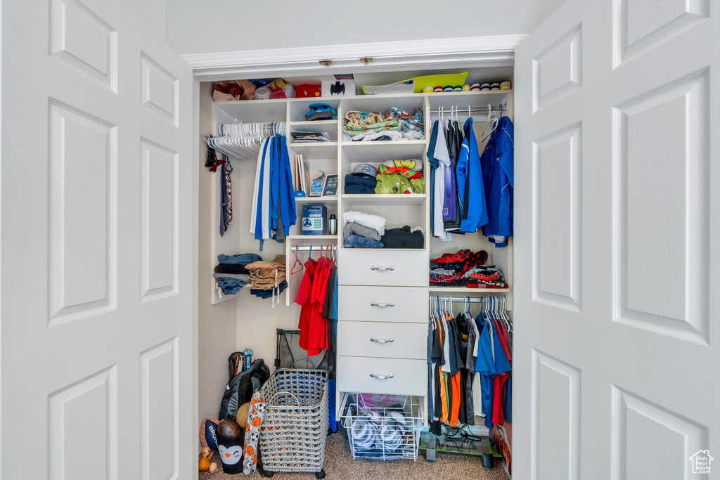 View of closet