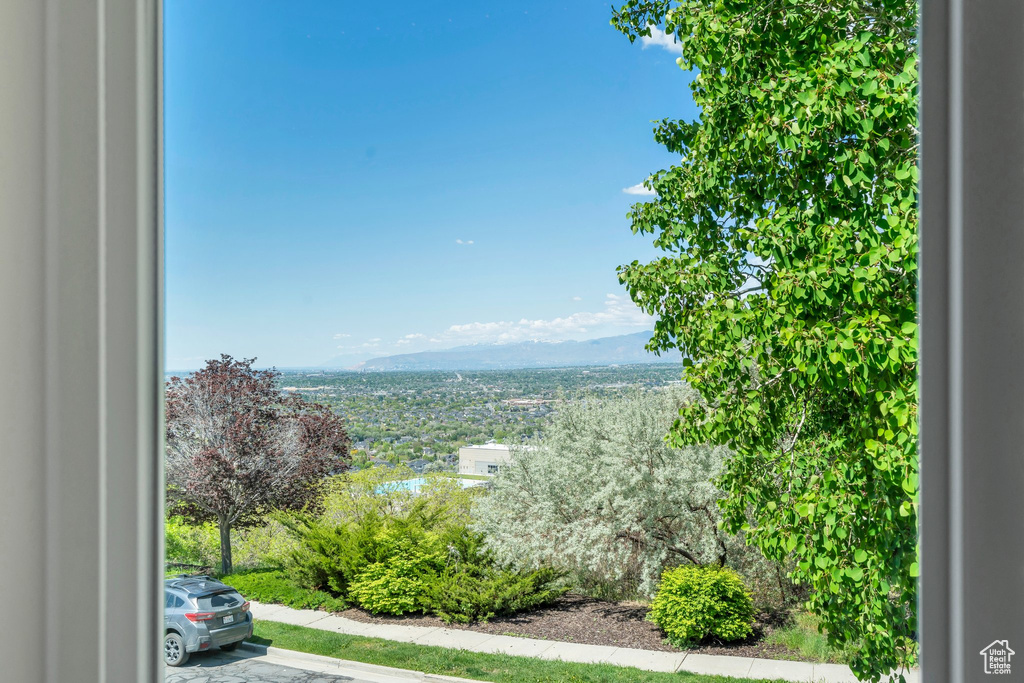 Water view featuring a mountain backdrop