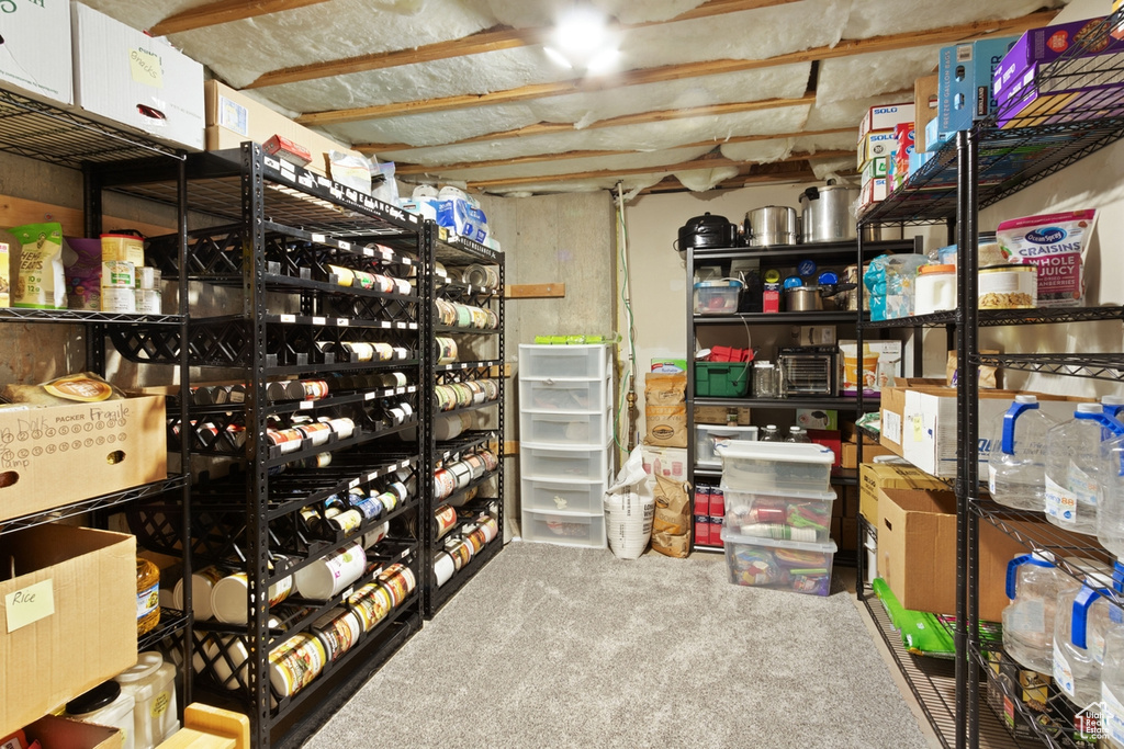 View of storage area