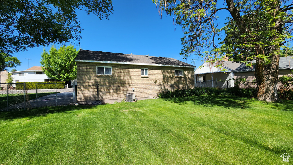 View of back of property