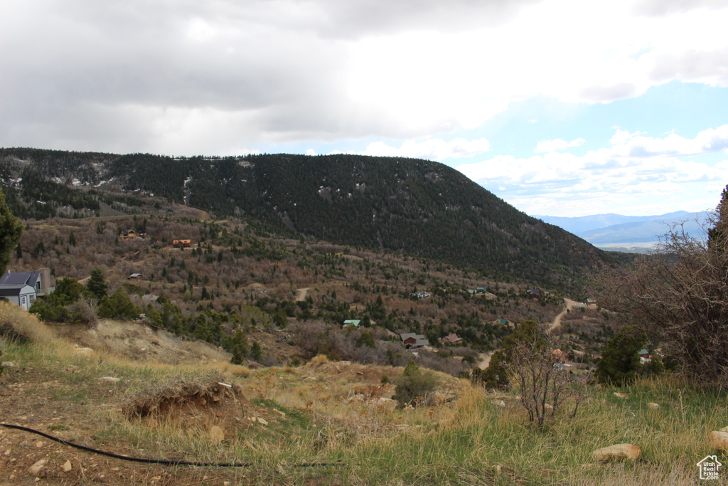 View of mountain background