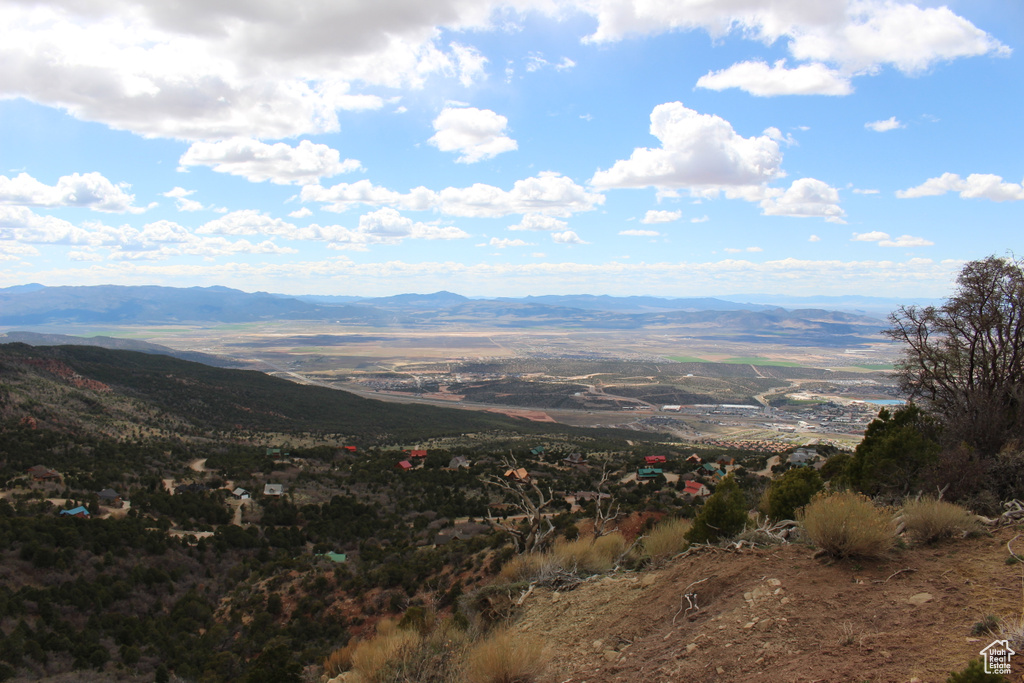 View of mountain background