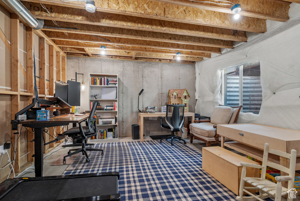 View of office area