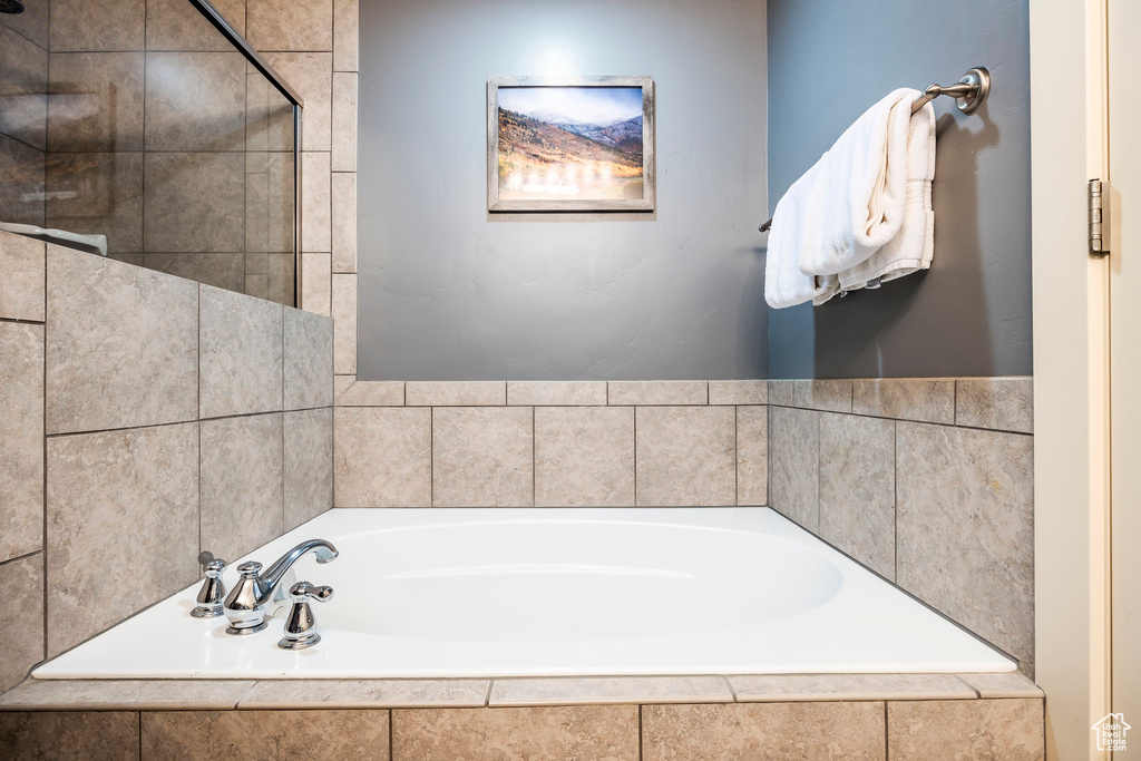 Bathroom with a bath