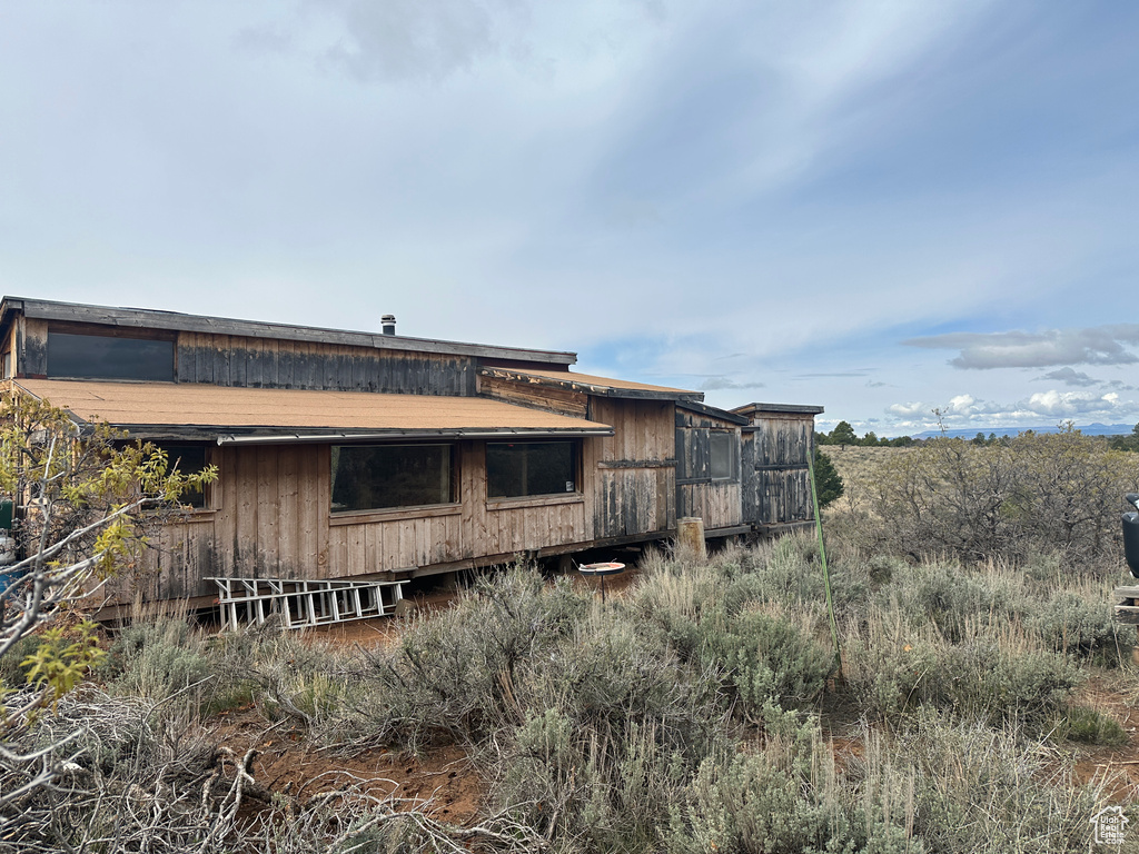 View of back of property