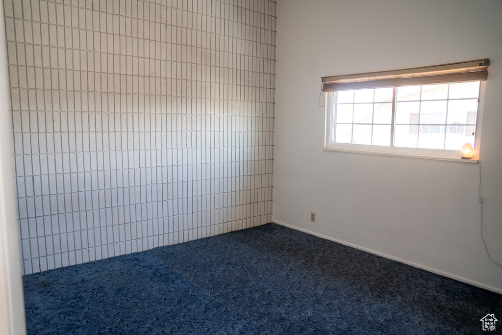 Empty room with carpet