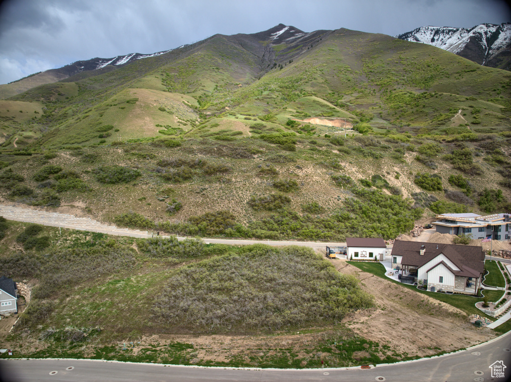 View of mountain background
