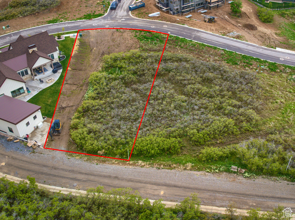 View of property location featuring property boundaries highlighted