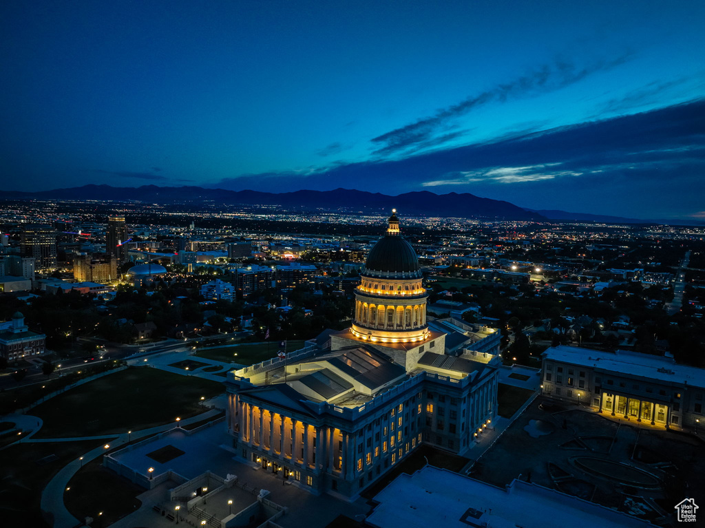 View of city featuring mountains