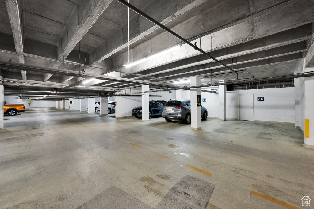 View of parking deck