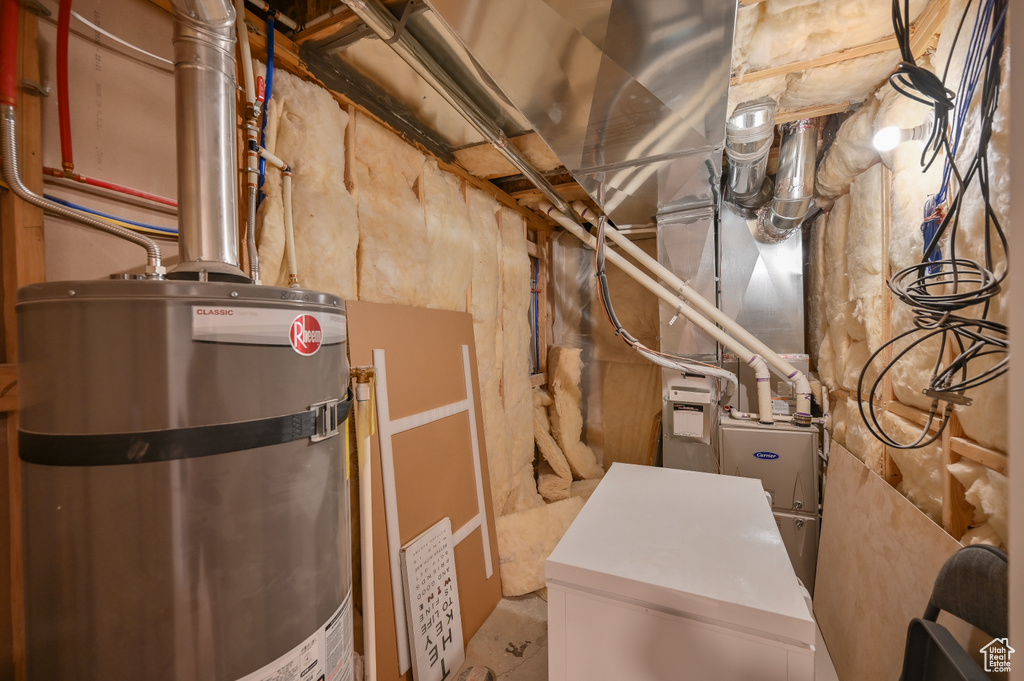 Utilities with water heater