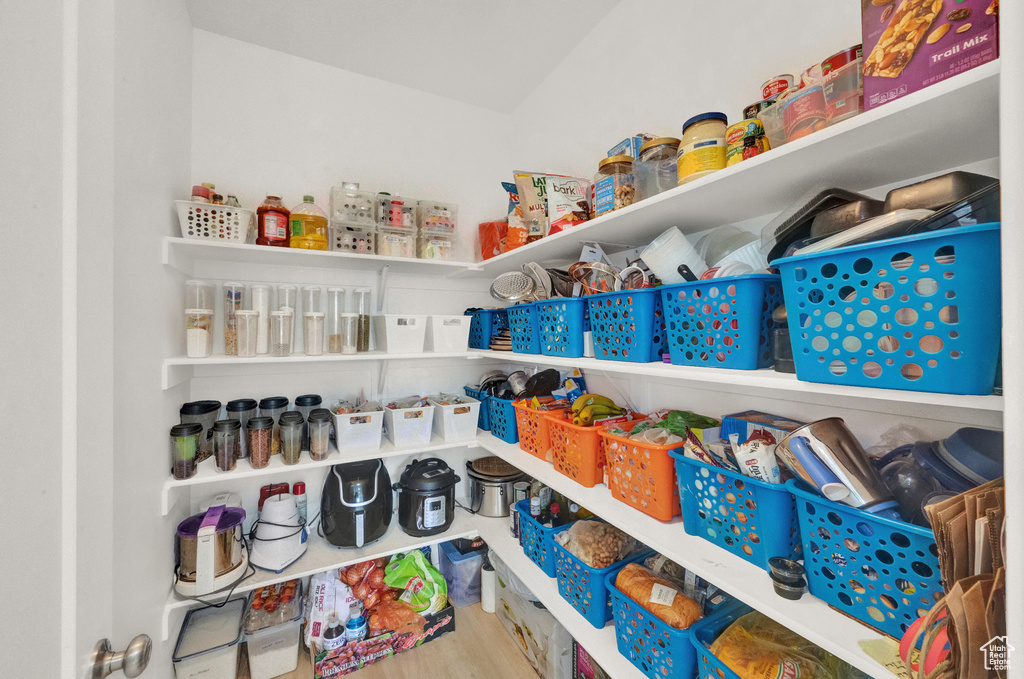 View of storage area