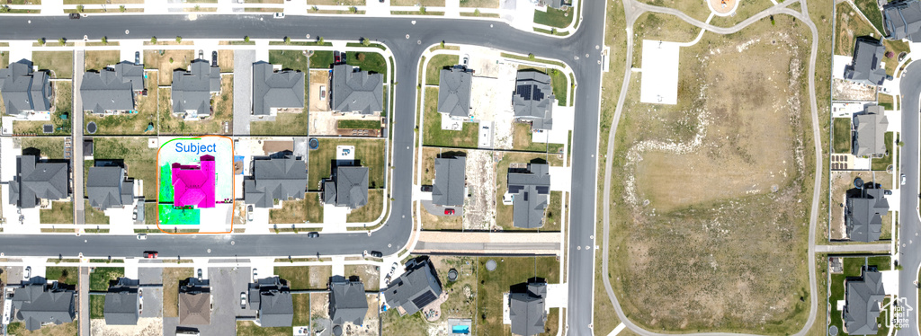 Map / location featuring property parcel outlined