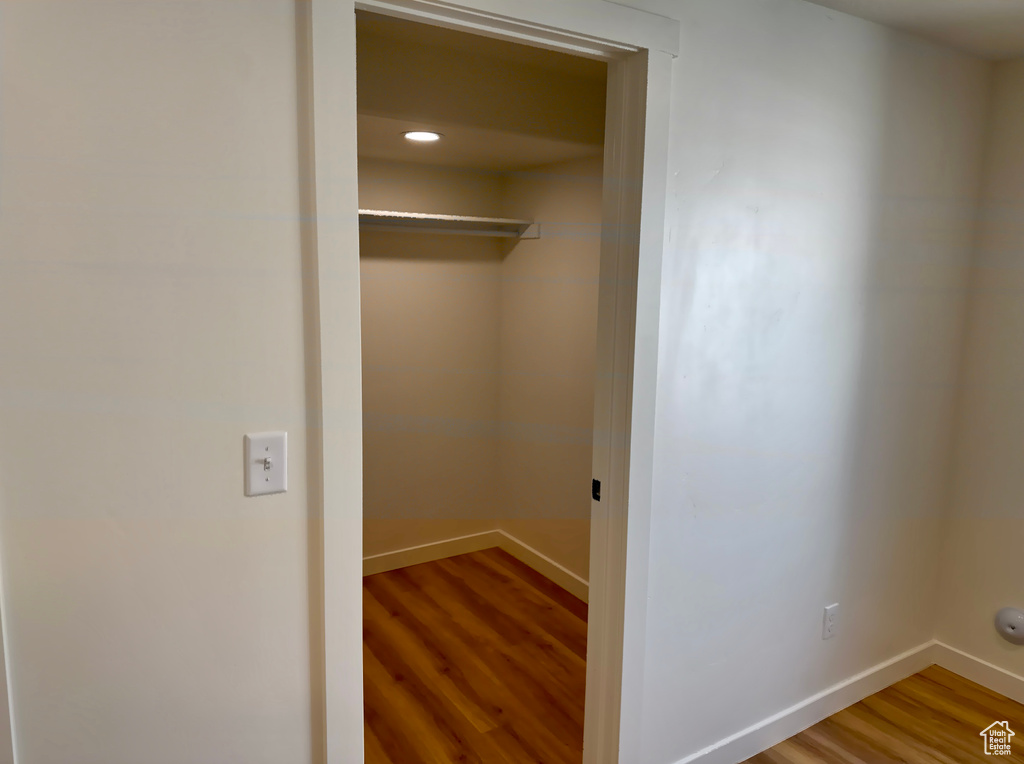 View of closet