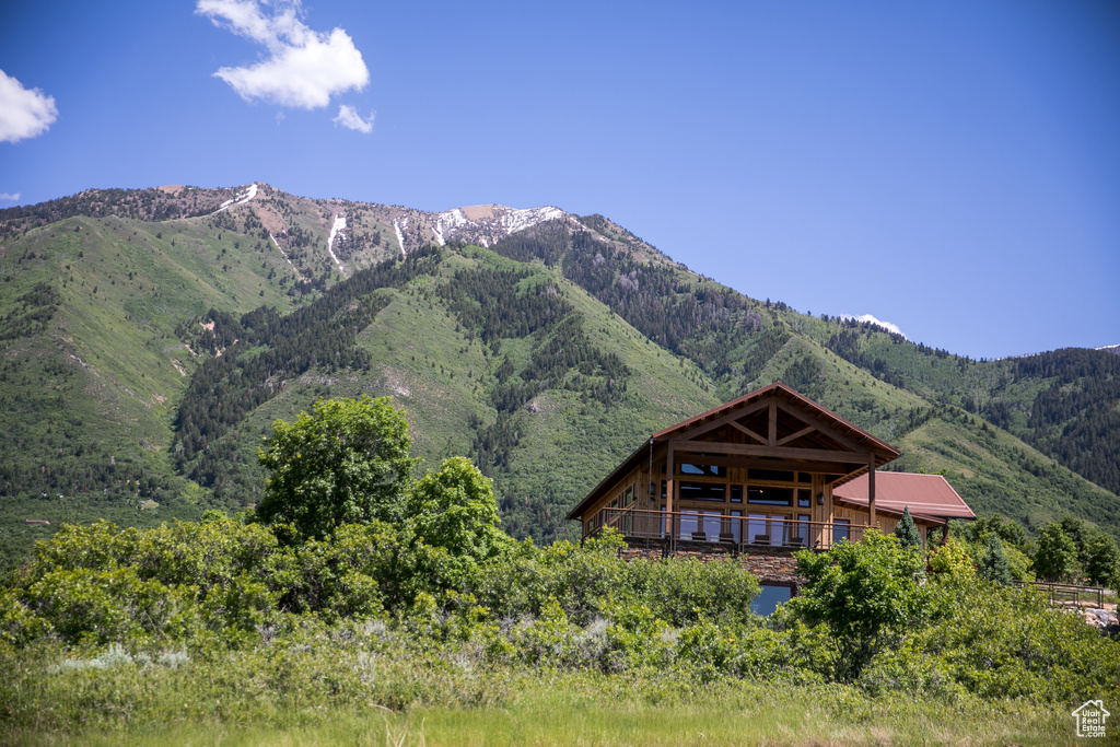View of mountain backdrop
