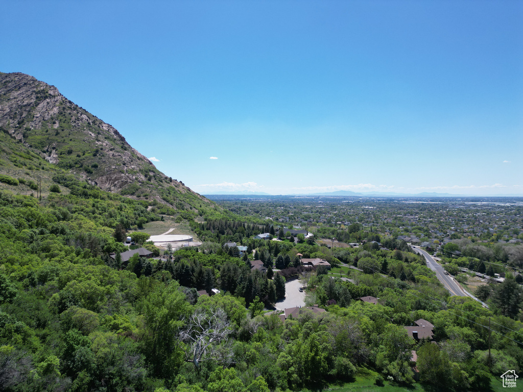 Drone / aerial view of a heavily wooded area