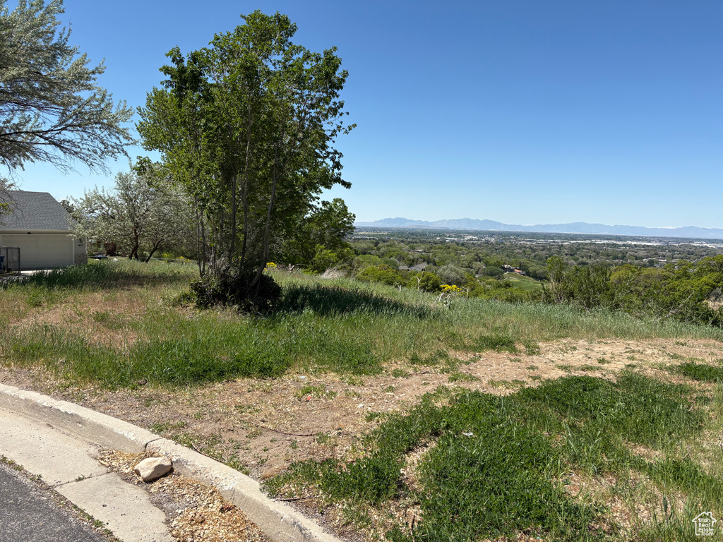 View of mountain backdrop